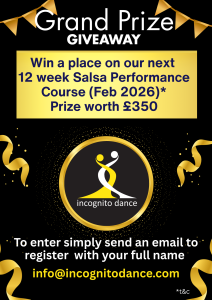 salsa prize draw incognito